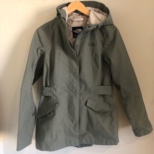 The North Face rain jacket